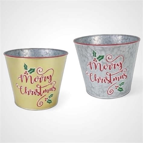 metal bucket gift box for sale|Amazon.com: Metal Christmas Buckets.